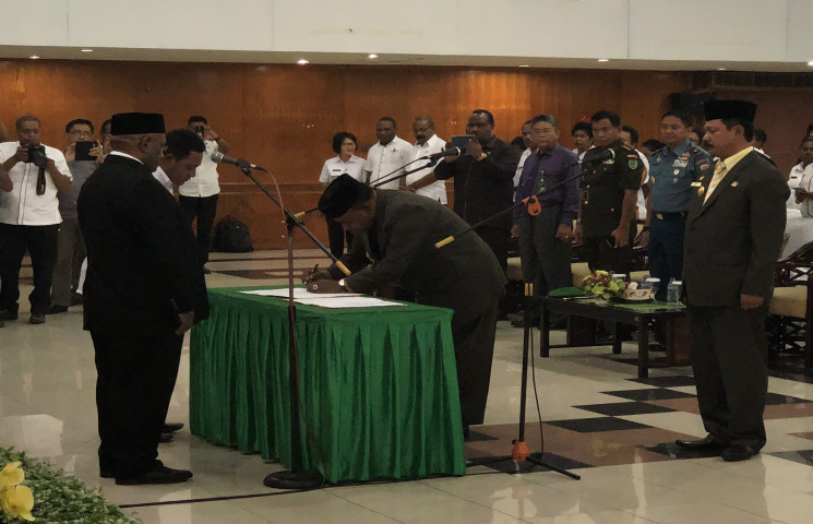 Resmi, Pjs Bupati Jayawijaya dan Mamberamo Tengah Dikukuhkan